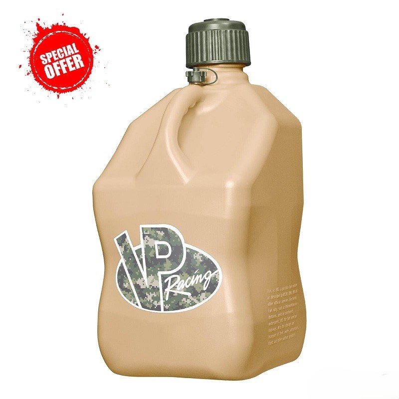 VP Racing Fuel Jug Square 20 liter Tan